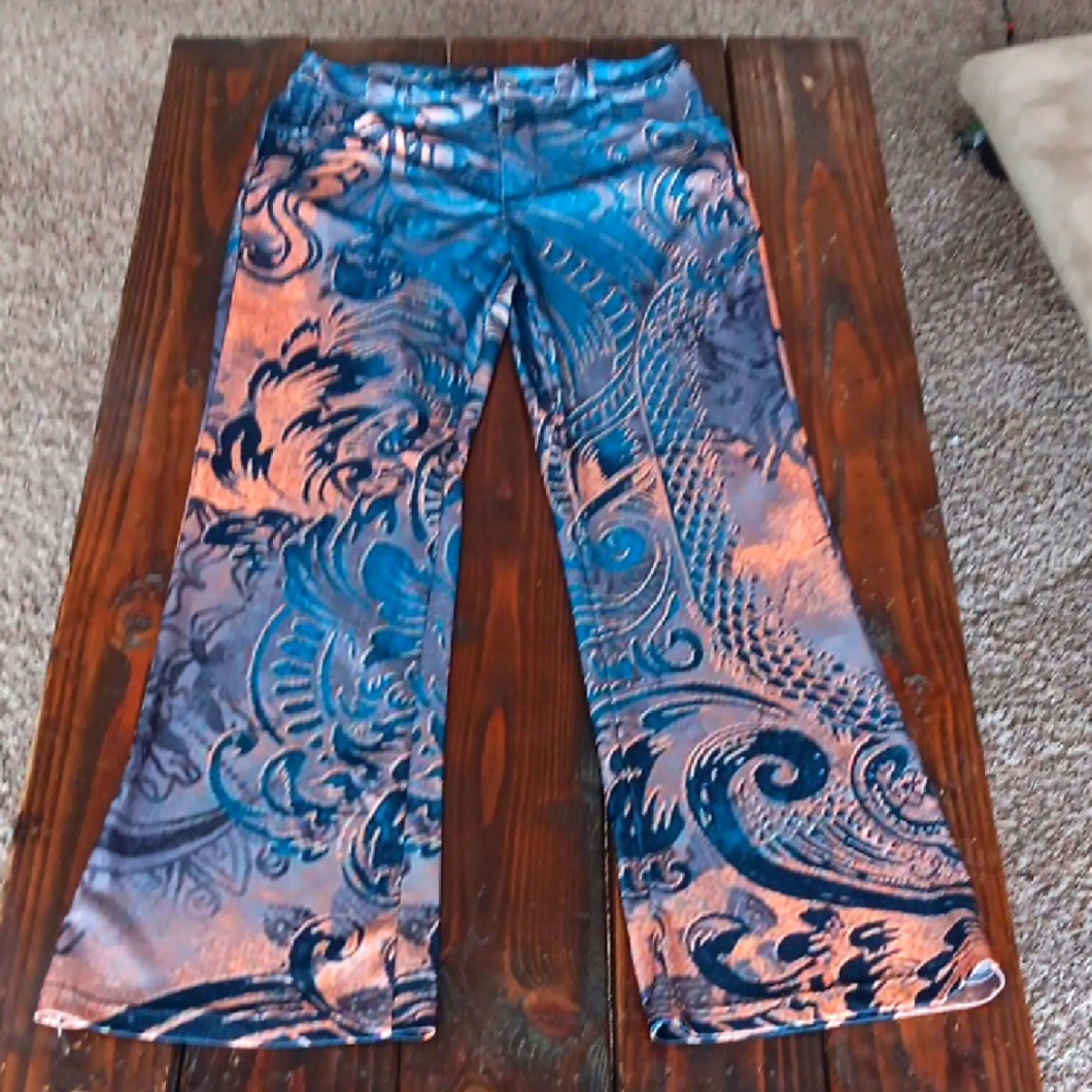 Custom Paisley Print Pants